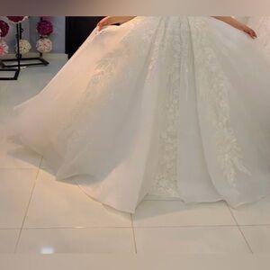 New White Wedding Dress 2023-2024 Size L-XL